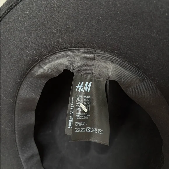 Stylish Black Fedora Hat - Picture 6 of 6